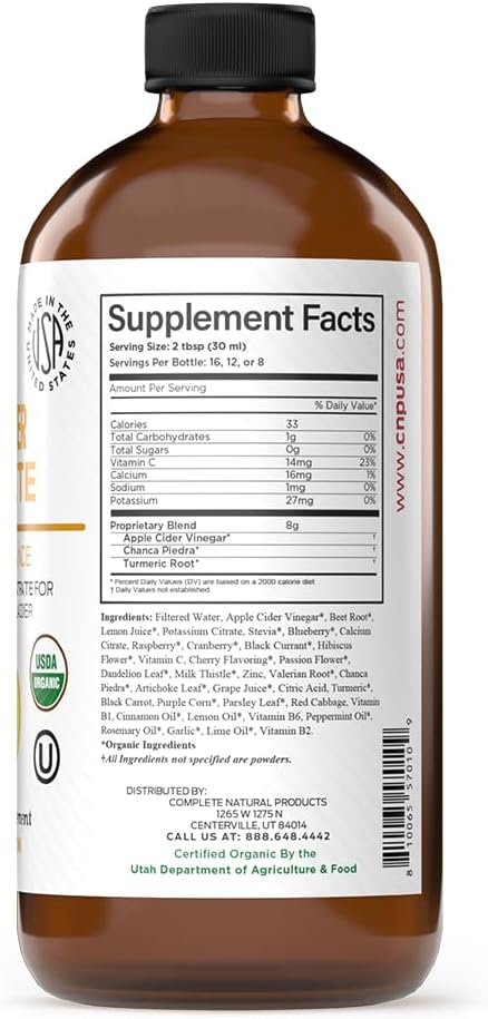 Gallbladder Complete 8Oz - Natural Organic Liquid Gallstones Cleanse, Support, & Sludge Formula Supplement