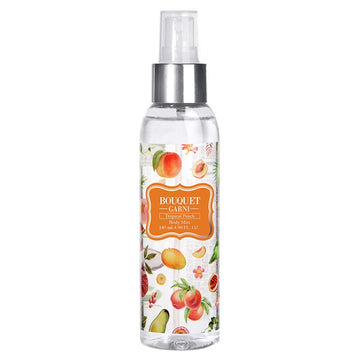 Bouquet Garni Body Mist Tropical Peach Fragrance - Long-Lasting Moisture & Fragrance, Mist For Women, Low Irritation (Containing Vitamin E, Citrus Acid) - 4.9 Oz