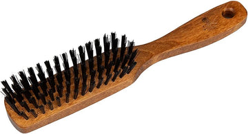 Vegan Friendly Beard Brush For Men – Animal Free Synthetic Bristle Beard And Moustache Brush To Soften And Style Your Facial Hair By The Bluebeards Revenge, One Size