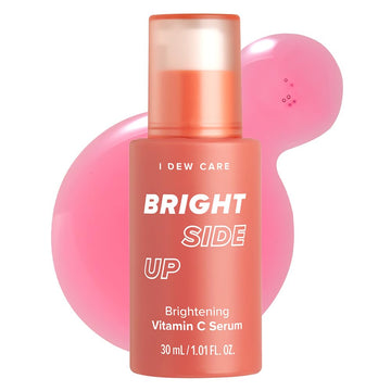 I Dew Care Vitamin C Face Serum - Bright Side Up | Hydrating With Niacinamide, Korean Glass Skin Care, Facial Treatment, Non-Irritating, Lightweight, Exfoliating, 1.01 Fl Oz