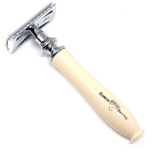 Edwin Jagger Chatsworth Traditional Safety Razor (Ivory)