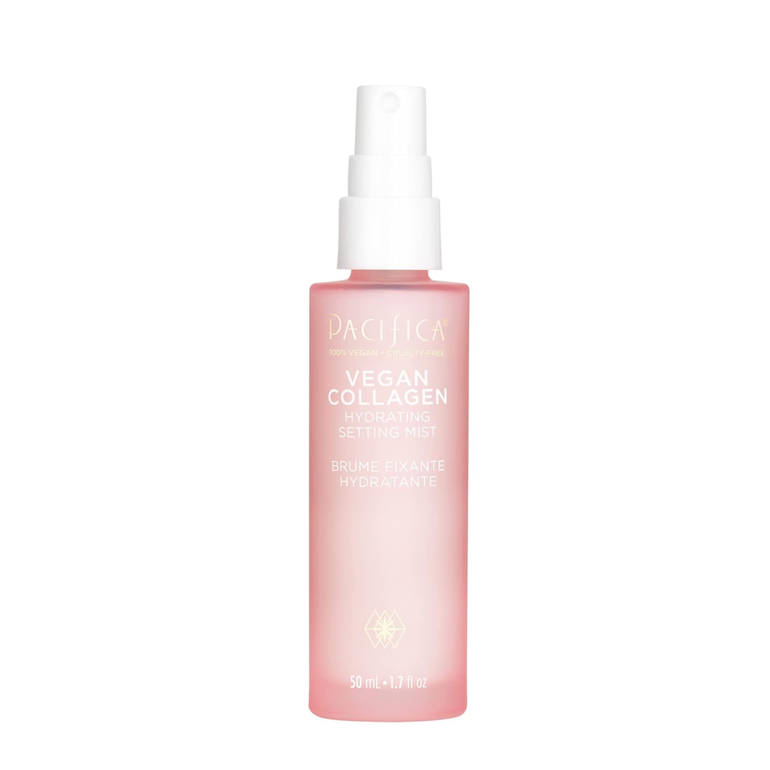 Pacifica Beauty | Vegan Collagen Makeup Setting Spray | Lightweight Hydrating Mist | Vitamin C + Cucumber Extract | Fresh, Dewy Finish | Glass Bottle | Talc + Mineral Oil Free | Vegan + Cruelty Free : Beauty & Personal Care