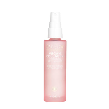 Pacifica Beauty | Vegan Collagen Makeup Setting Spray | Lightweight Hydrating Mist | Vitamin C + Cucumber Extract | Fresh, Dewy Finish | Glass Bottle | Talc + Mineral Oil Free | Vegan + Cruelty Free : Beauty & Personal Care