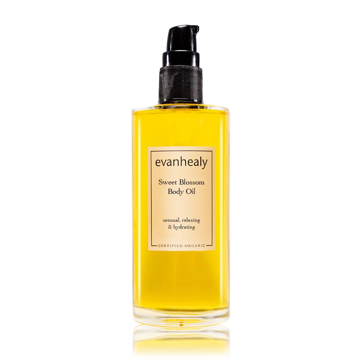 Evanhealy Sweet Blossom Body Oil | Organic Jojoba, Sesame, & Sunflower Oil Blend | Body Moisturizer, Massage Oil, Facial Cleanser & Scalp Cleansing