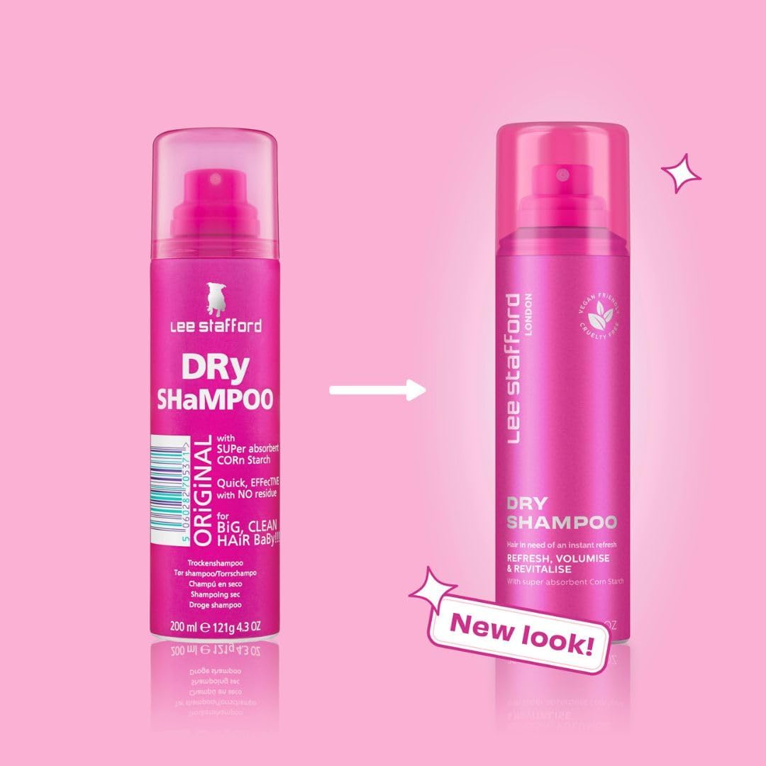 Lee Stafford Dry Shampoo | Styling - Deep Instant Hair Refresh & Retouch, Volumising Powder Spray, Absorbs Oil & Dirt between Washes for a Quick Cleanse, No RInse, for Men & Women, 200 ml : Amazon.co.uk: Beauty
