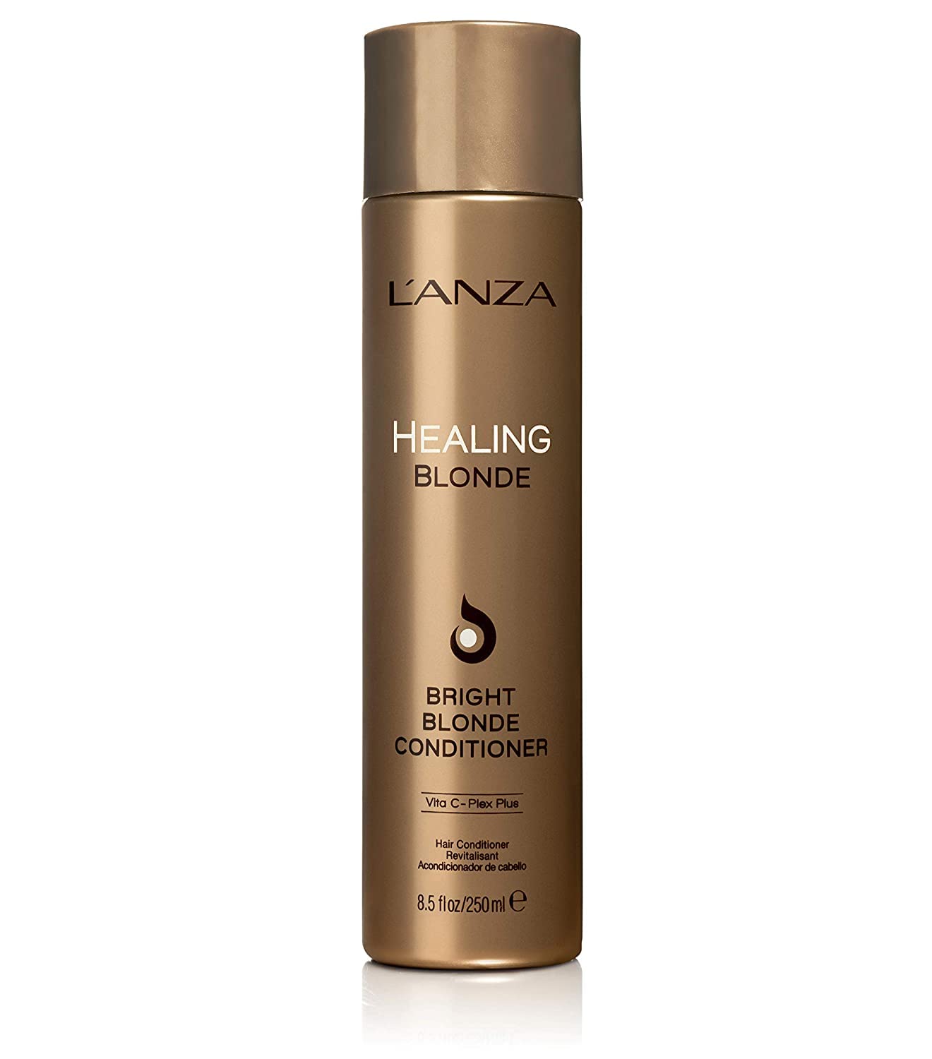 L’Anza Healing Blonde Bright Conditioner, Formulated For Natural & Decolorized Blonde Hair - Boosts Shine & Brightness While Healing, With Sulfate-Free, Paraben-Free, Gluten-Free Formula