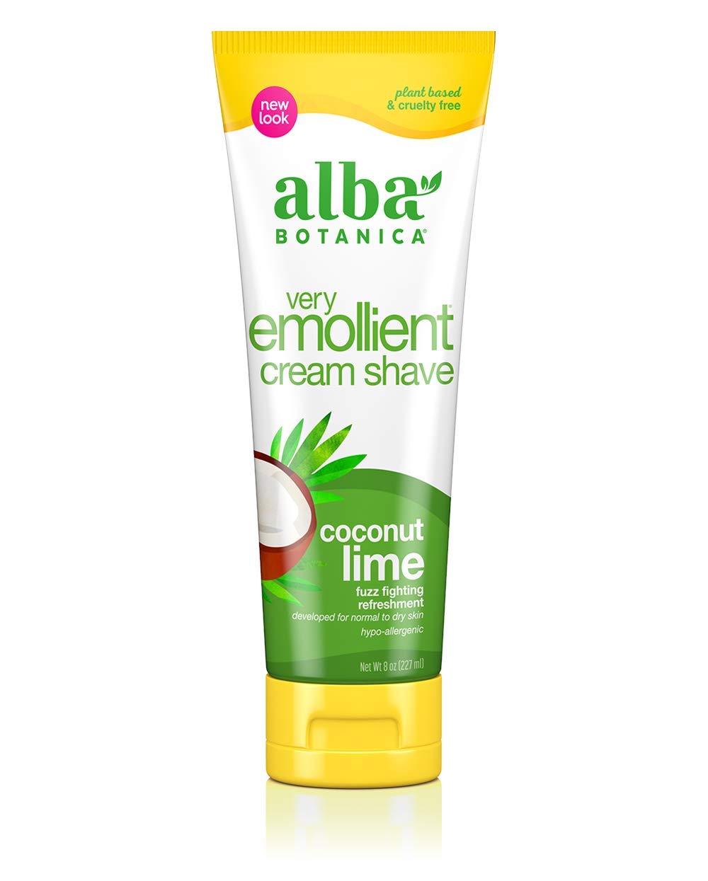 Alba Botanica Very Emollient Cream Shave, Mango Vanilla, 8 Oz