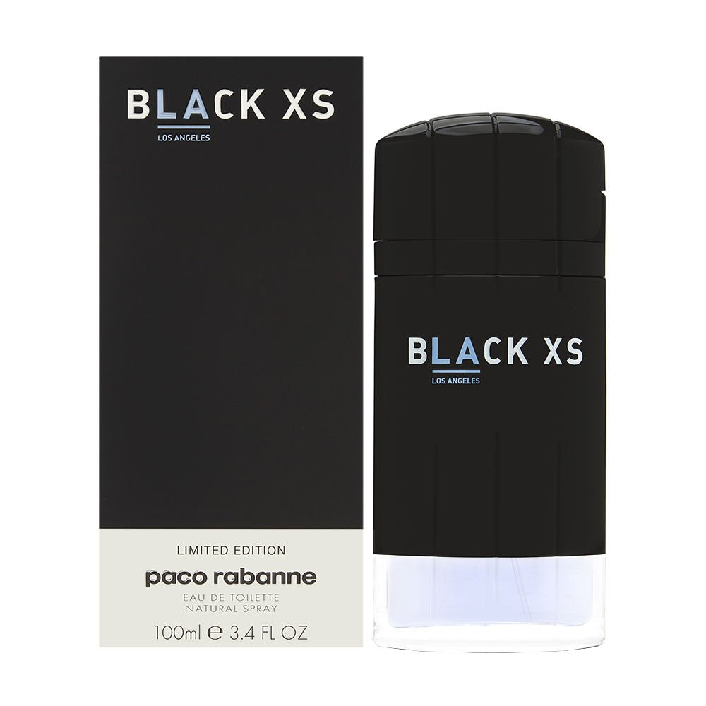 Black Xs Los Angeles By Paco Rabanne For Men 3.4 Oz Eau De Toilette Spray Limited Edition