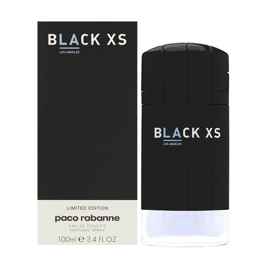 Black Xs Los Angeles By Paco Rabanne For Men 3.4 Oz Eau De Toilette Spray Limited Edition