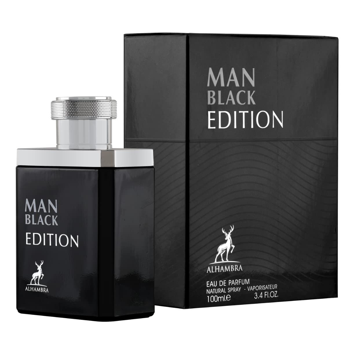 Alhambra Man Black Edition 3.4 Eau De Parfum Spray
