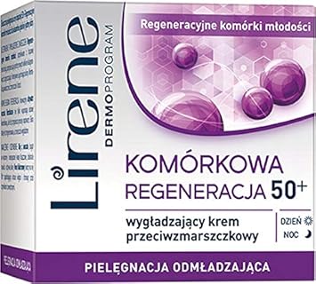 Dr Irena Eris Lirene Cellular Regeneration 50+ Smoothing Anti-Wrinkle Cream 50Ml : Beauty & Personal Care