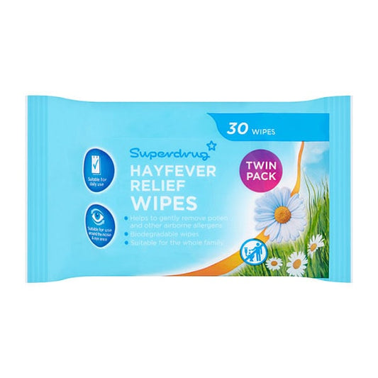 Hayfever Relief Wipes Twin Pack