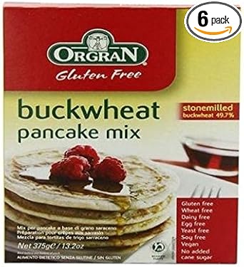 Orgran Buckwheat Pancake Mix 375G X 6 (Pack Of 6)