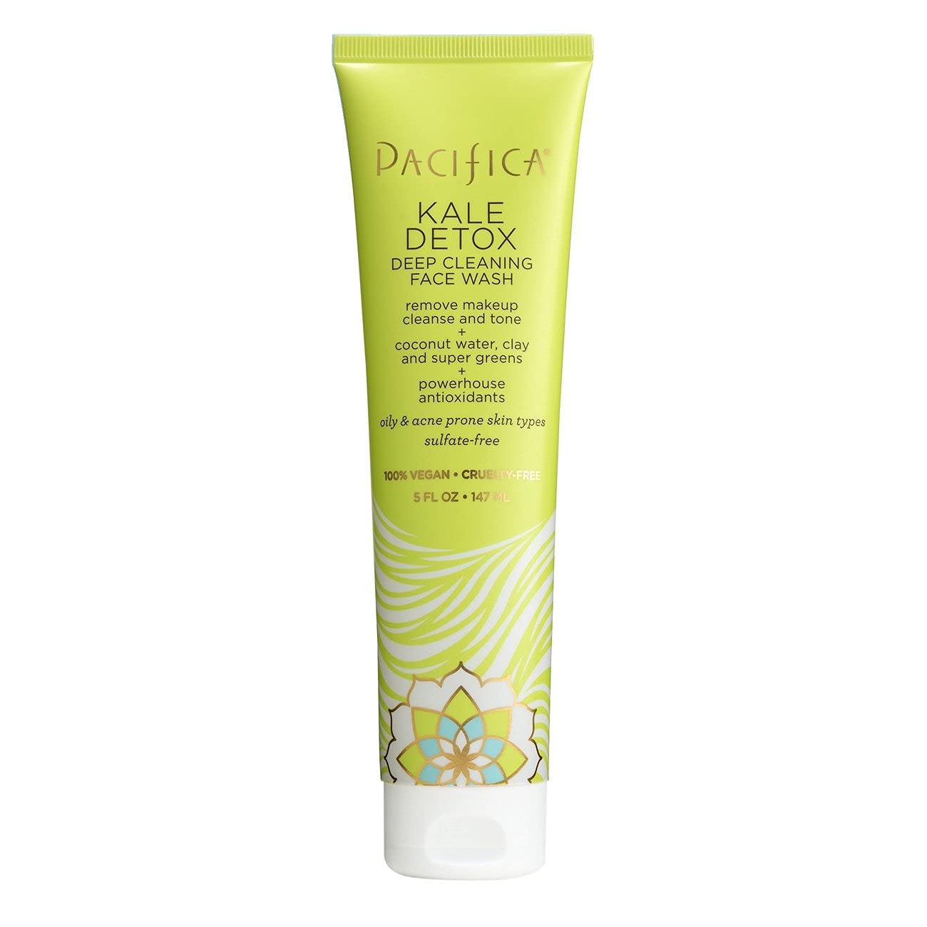 Pacifica Kale Detox Deep Cleansing Face Wash by Pacifica for Unisex - 5 oz Cleanser