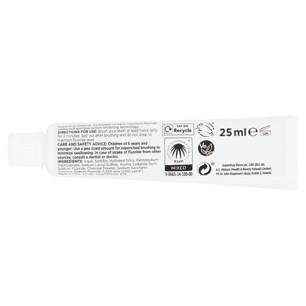 Charcoal Toothpaste 25Ml