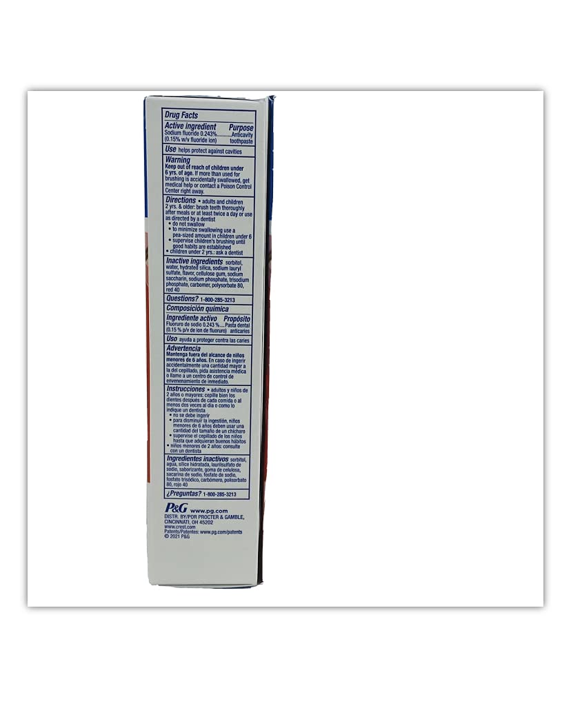 Crest Plus Complete + Whitening Cinnamon Rush Expressions 5.4 Oz 2 Boxes : Health & Household