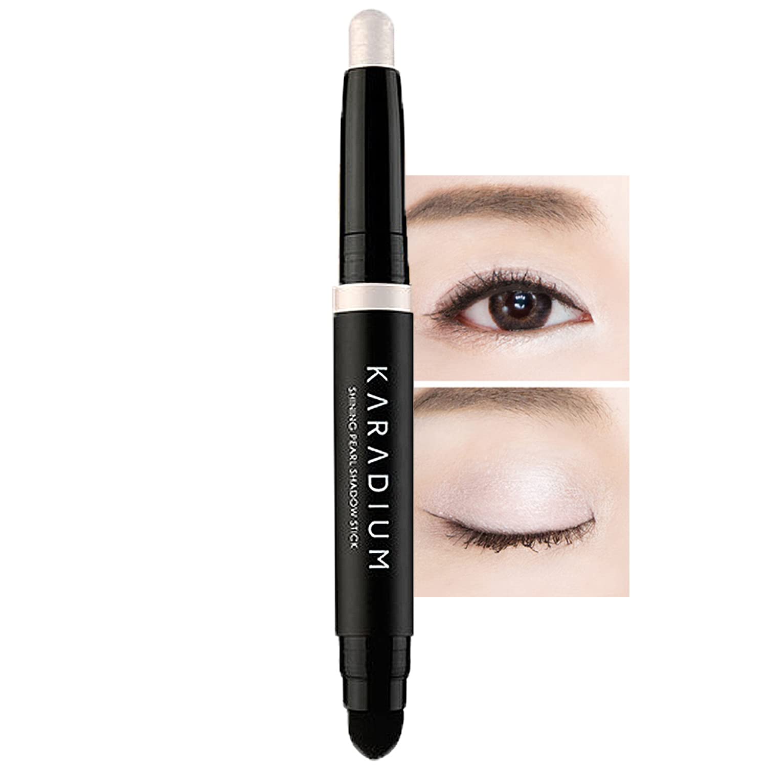 Karadium Shining Pearl Smudging Eye Shadow Stick, 1.4 G, #1 Snow White : Beauty & Personal Care