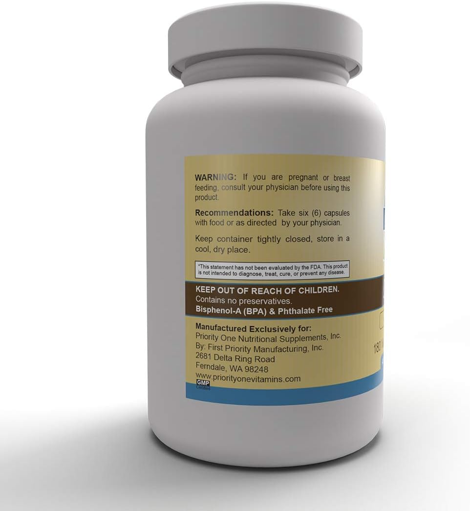 Priority One Vitamins SIBOtic™ (180) Caps - Support for Healthy Small Intestinal Bacterial Balance.* Exclusive Formulation by Dr. Mona Morstein Clinical Strength : Health & Household
