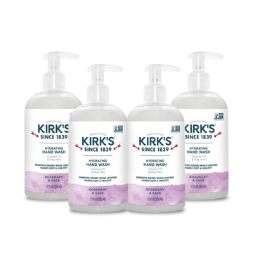 Kirk'S Odor Neutralizing Hydrating Hand Soap, Rosemary Sage 12 Ounce