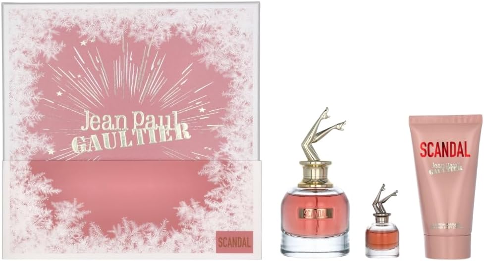 Jean Paul Gaultier Scandal Eau De Parfum 50Ml Gift Set 2023 (Contains 50Ml Edp, 75Ml Body Lotion And Miniature)
