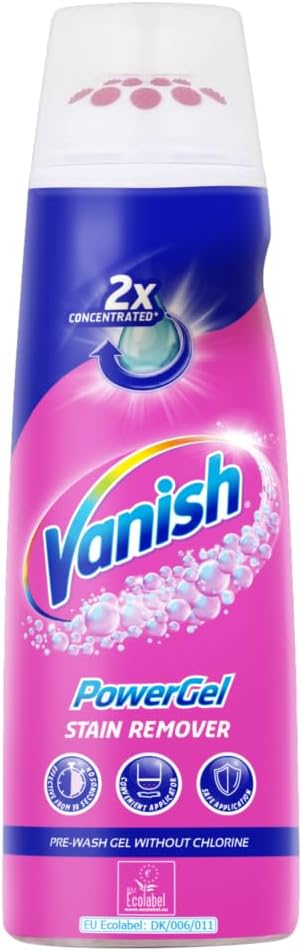 Vanish Pre Treat Stain Remover Gel, 200ml : Health & Household