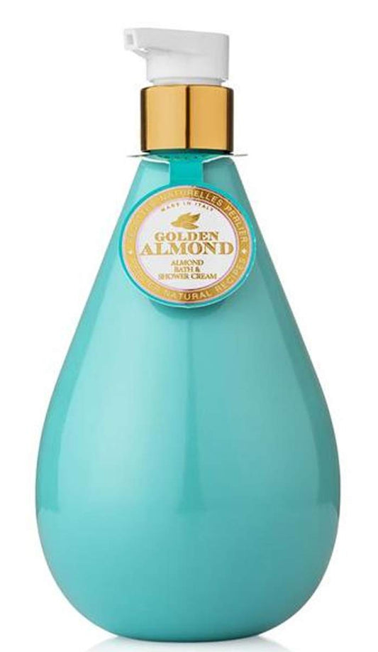 Perlier Golden Almond Bath & Shower Cream, 8.4 Fl. Oz