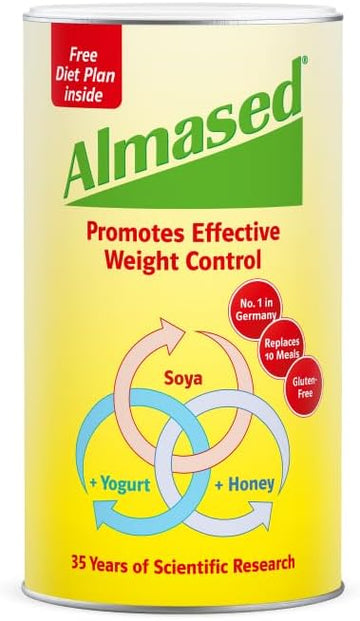 Almased - Soya, Yogurt And Honey Meal Replacement For Weight Control, 500 G, Powder (Pack Of 4)