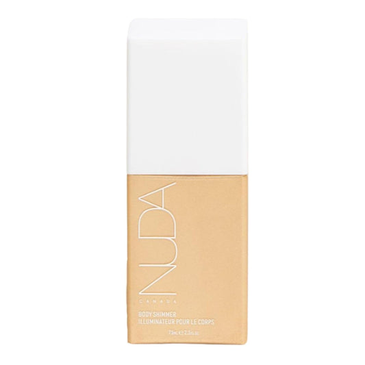 Nuda Body Shimmer | Illuminating Body Glitter To Enhance Tan | Vegan Shimmer Lotion For Women With Aloe Vera, Avocado Oil, & Vitamin E | Vanilla-Scented, Non-Staining Liquid Highlighter, (75 Ml)