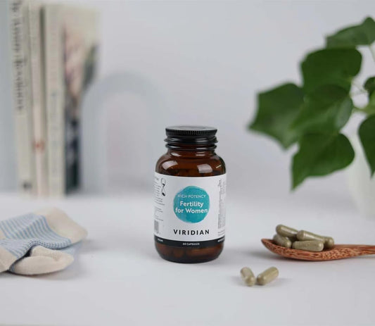 Viridian - Fertility For Women - 60 Caps | Pro-Conception Support | High-Potency Formula With 18 Essential Nutrients | Vegan | No Fillers, Binders Or Artificial Additives | Nutritionist Formulated