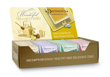 Davidson'S Organics, Assorted Honey Tea, 100-Count Individually Wrapped Tea Bags