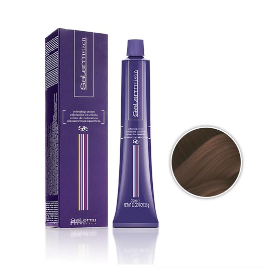 Salermvison Hair Coloring Cream #6.34 Dark Golden Blonde, 2.3 Ounce / 75 Milliliter : Beauty & Personal Care
