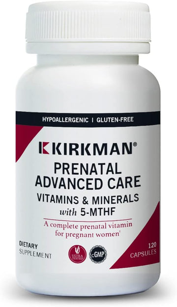 Prenatal Advanced Care, 120 Capsules, Kirkman Labs