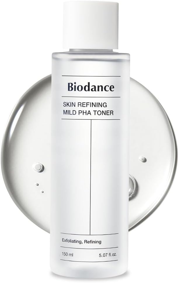 Biodance Skin Refining Mild Pha Toner, Gentle Exfoliating Face Toner For Sensitive Skin With Ceramides & Nmf | 5.07 Fl.Oz,150Ml