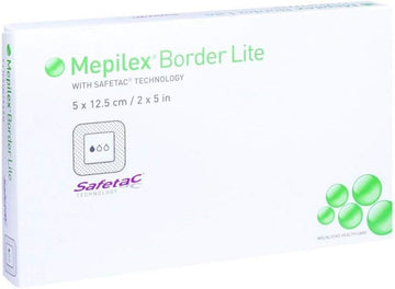 Mepilex Border Lite Foam Bandage 5 X 12.5 Cm Sterile Pack Of 5