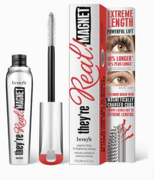 BENEFIT they're real! lengthening mascara 8.5 g Net wt. 0.3 oz. beyond mascara BLACK