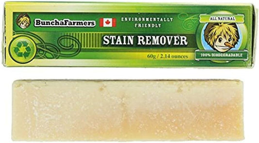 BunchaFarmers All Natural 100% Biodegradable Environmentally Friendly Stain Remover Stick Made in Canada (4 Pack)