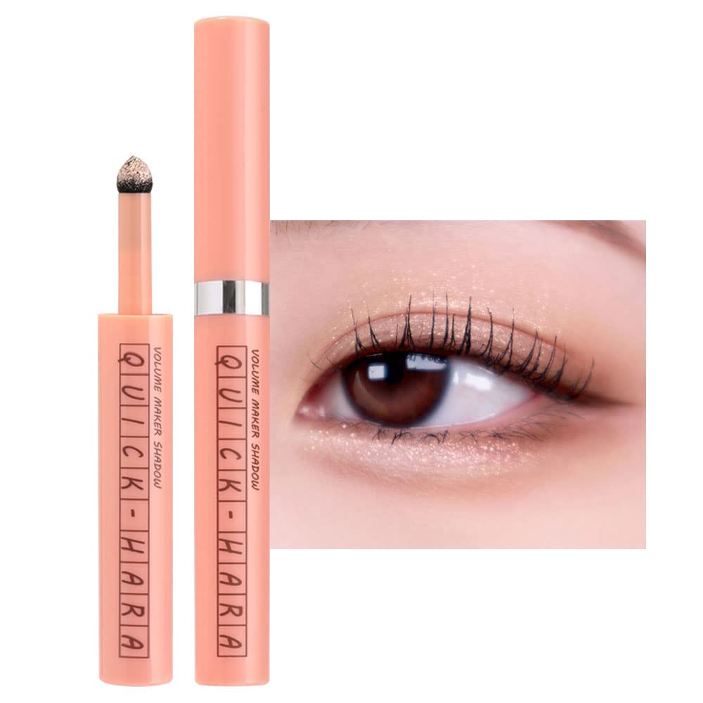 Shimmer Glitter Eye Maker Volume Eyeshadow Stick Quick-Hara Glitter Eye Makeup K-Beauty #01 Morning Sunlight Long Lasting Sparkle Glow Light