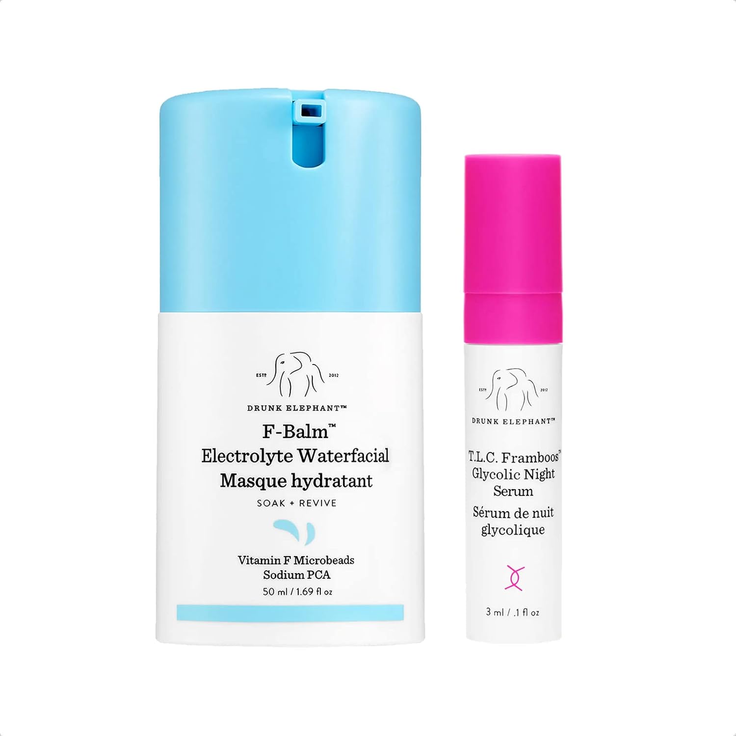 Drunk Elephant F-Balm Electrolyte Waterfacial Hydrating Mask For Women - 1.7 Oz Mask