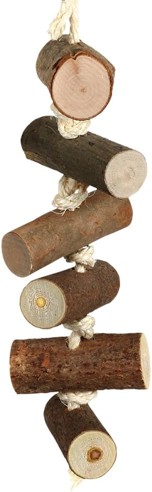 Naturals Log Block Stackers Parrot Toy - Medium