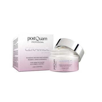 Postquam Professional Ceramide Cream With Collagen 50Ml /1.7Oz - Moisturizing Day Cream, All Skin Types, Renew The Skin'S Natural Barrier