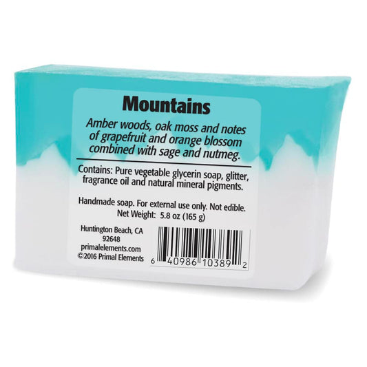 Primal Elements Glycerin Bar Soap | Helps All Skin Types, Sensitive, Oily & Dry Skin | No Parabens, Vegan, Gluten Free, 100% Vegetable Base - (Texas)