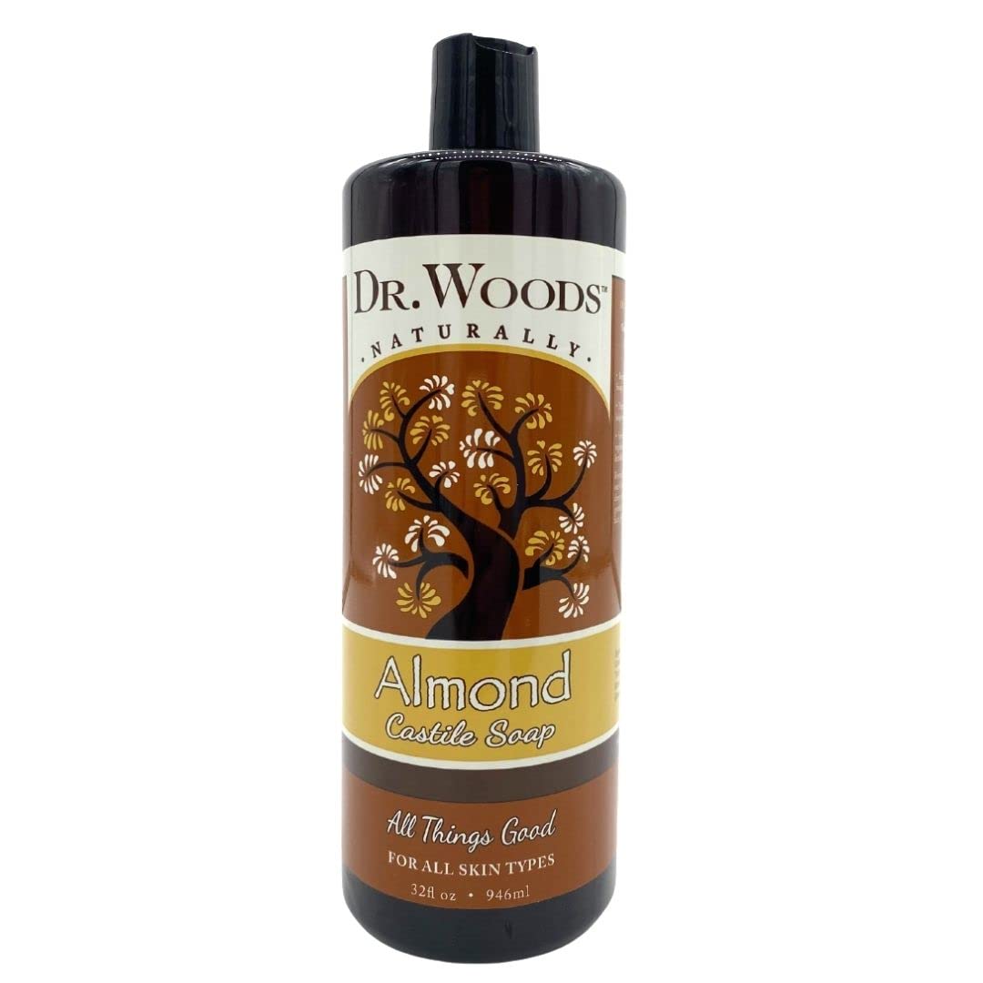 Dr. Woods Pure Castile Soap, Almond, 32 Fluid Ounce