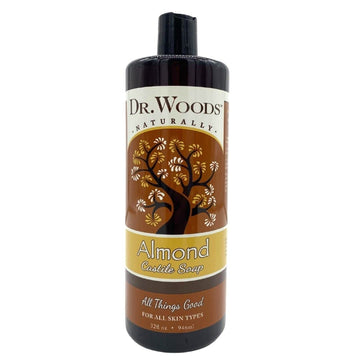 Dr. Woods Pure Castile Soap, Almond, 32 Fluid Ounce