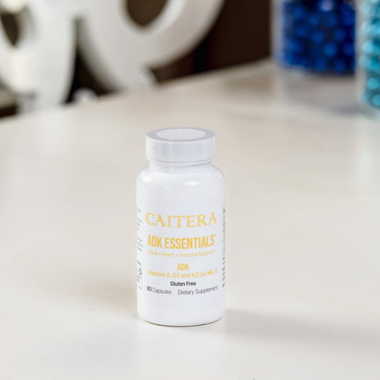 Adk Essentials | Vitamin A, D, K (As Mk-7) Dietary Supplement For Bone + Heart + Immunity | Supports Bone Density/Integrity; Calcium Utilization; And Cardiovascular System | Vegan 60 Capsules