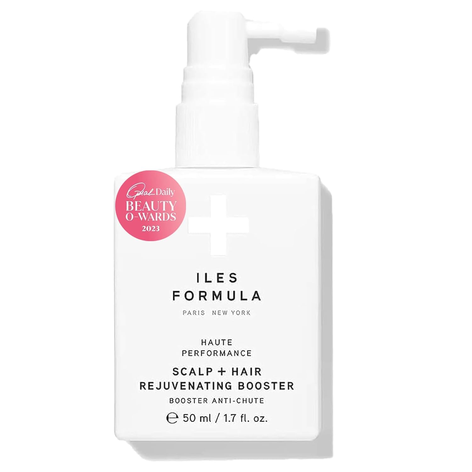 Iles Formula Scalp & Hair Rejuvenating Booster – Reduces Hair Loss Signs, Boosts Growth & Thickness, Botanically Derived Breakthrough Blend With Procapil, Tomato, Apple & Wasabi Extracts (1.7 Fl Oz)