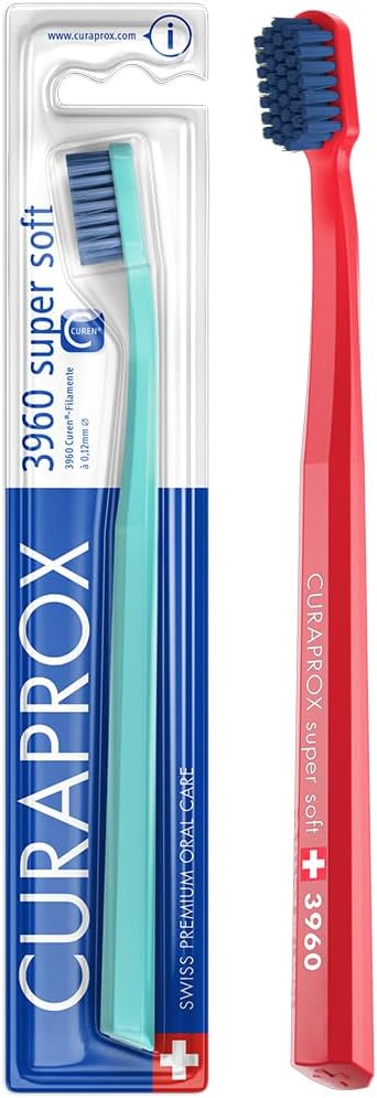 Curaprox Cs 3960 Toothbrush Super Soft, Pack Of 2, Assorted Color