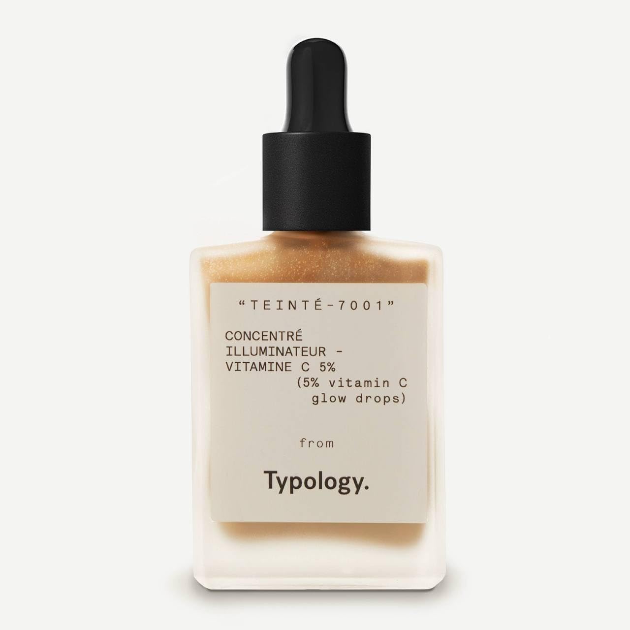 Typology Paris Glow Drops With 5% Vitamin C + Aloe Vera - Teinté-7001 : Beauty & Personal Care