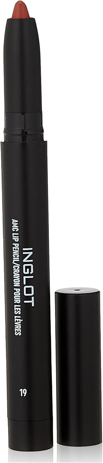 Inglot Amc Lip Pencil Matte - Matte Lip Liner With Intense Pigmentation | Long-Lasting Effect | Ideal For Precise Contouring And Filling In Of Lips | Abrasion-Resistant | 1,8 G | 19