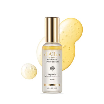 d'Alba Italian White Truffle First Aromatic Spray Serum, fragrant VEGAN glowy hydrating antioxidant serum face mist, deep hydration skin firmness serum 2.02 fl.oz