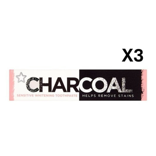 Sensitive Charcoal Toothpaste X3 Bundle